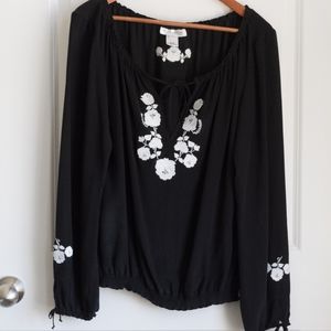 🌺 WHBM Floral Blouse